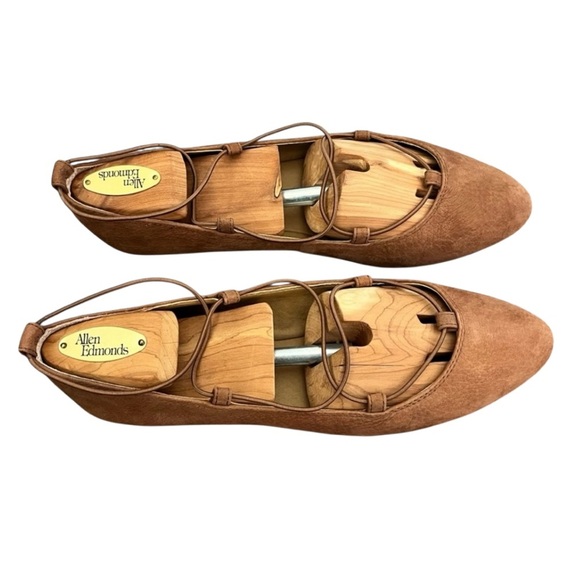 Lucky Brand Women's Aviee Lace-Up Ballet Flats Size 9.5 - Picture 5 of 8